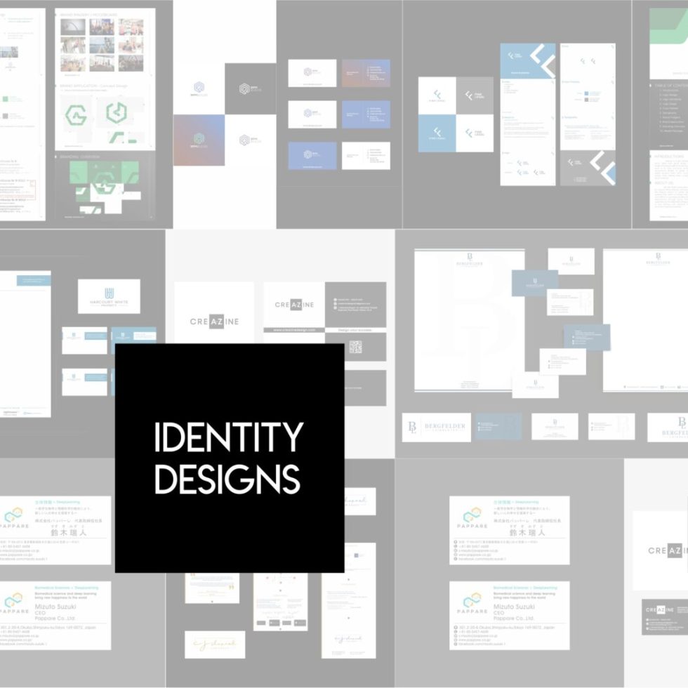 Identity designs portfolio.