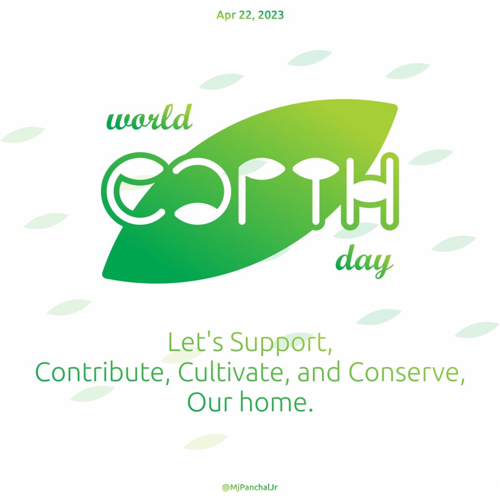 Let's Support,Contribute, Cultivate, and Conserve,Our home.Let's come together topreserve our planet for future generations.Happy Earth Day!#EarthDay