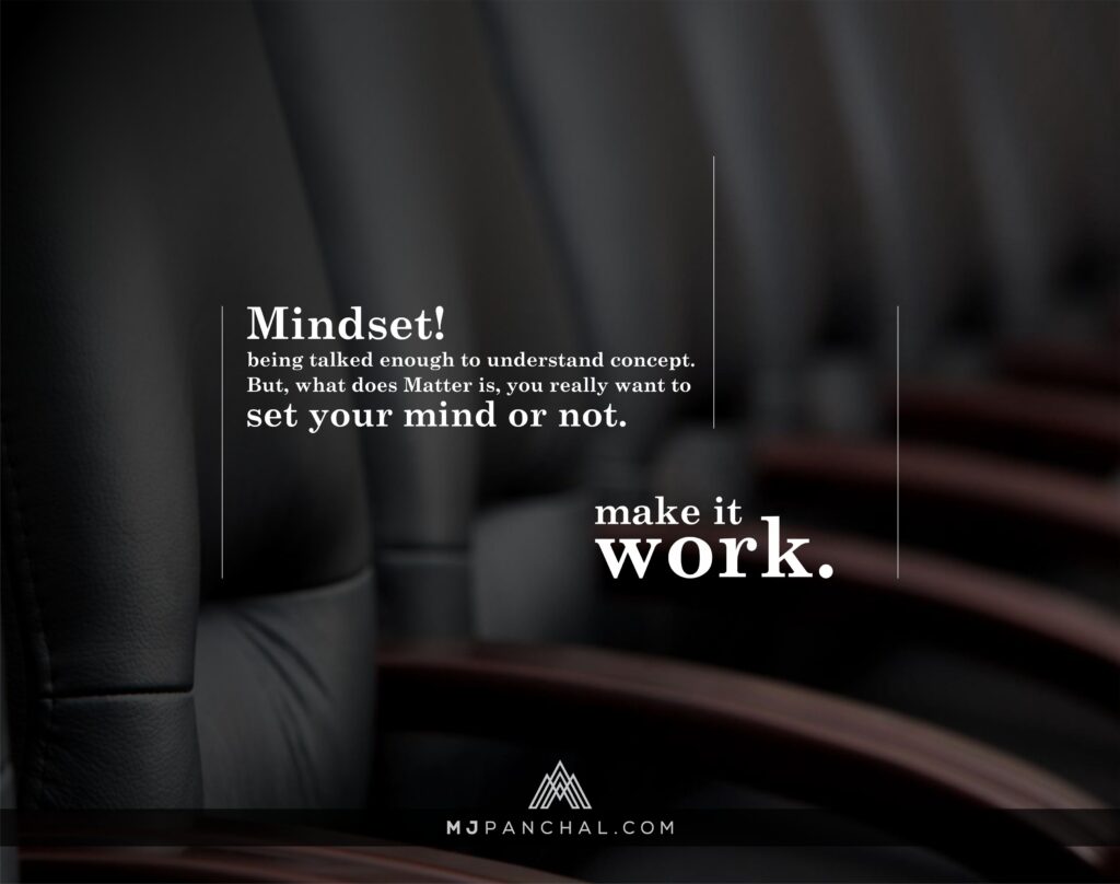 Make it work! #Mindset