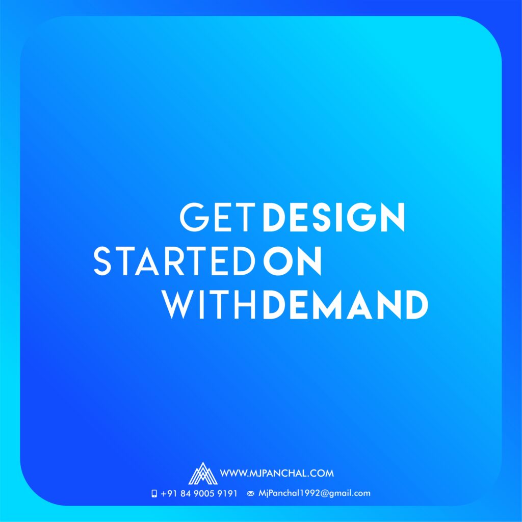 Get Started with Design On Demand 🚀 Introducing on-demand design services! http://mjpanchal.com/get-started-with-design-on-demand/ Your Custom Design Subscription!