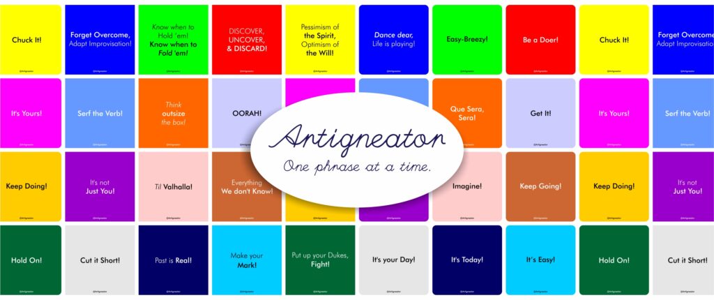 Artigneator | One phrase at a time!