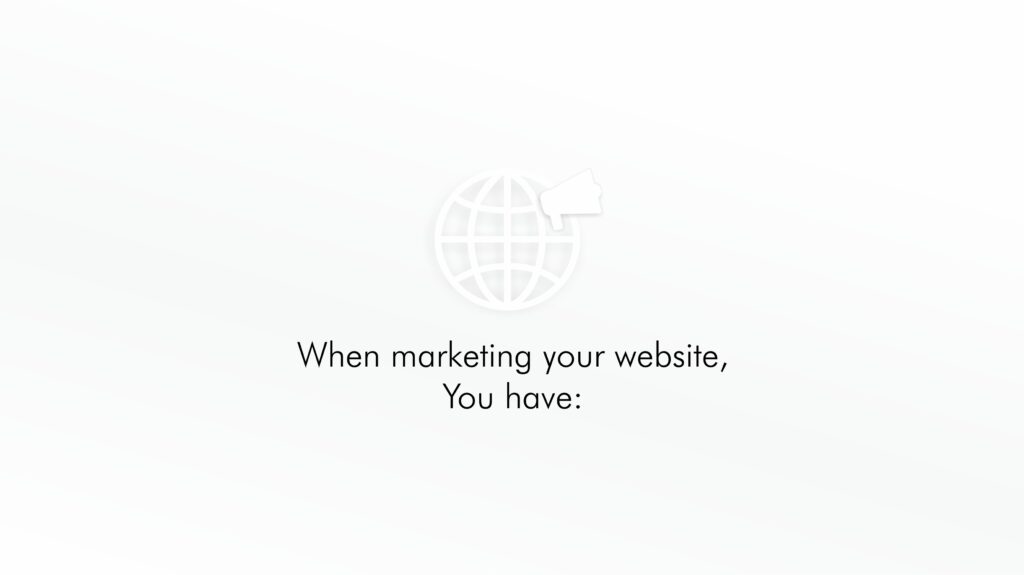 When marketing your website, You have: http://mjpanchal.com/when-marketing-your-website-you-have * 5-7 sec. to catch visitors’ eyes on something noteworthy, * 7-12 seconds to encourage them to scroll down for more or click a link in the navigation, * 20 seconds before they decide to bookmark your website