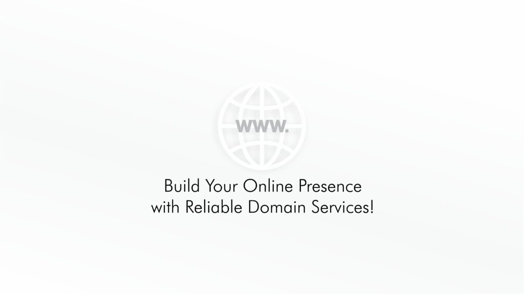 Build Your Online Presence with Reliable Domain Services! http://MjPanchal.com/build-your-onlyour-online-presence-with-reliable-domain-services Custom Domain Management Solutions: Your online journey begins with the right domain. Choose reliable, secure, and affordable domain services. #advertising #marketing