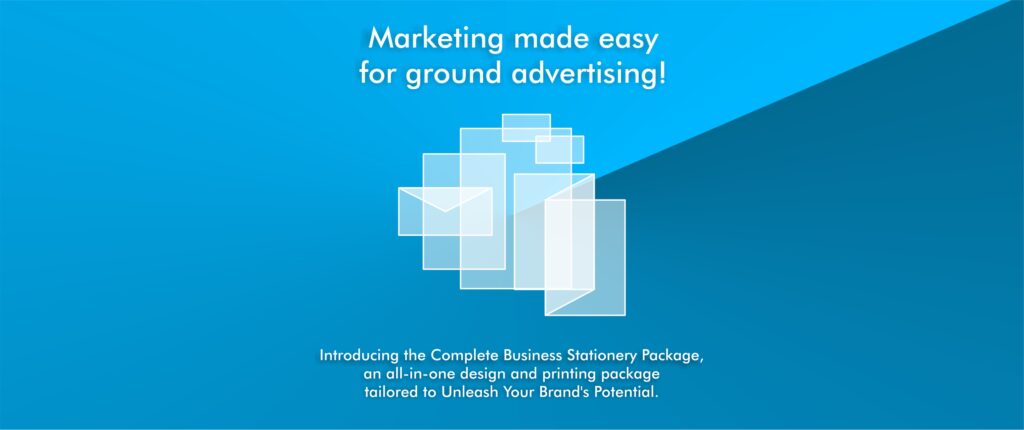 Marketing made easy for ground advertising! https://mjpanchal.com/marketing-made-easy-for-ground-advertising/ Introducing the Complete Business Stationery Package, an all-in-one design and printing package tailored to Unleash Your Brand's Potential. #advertising #marketing