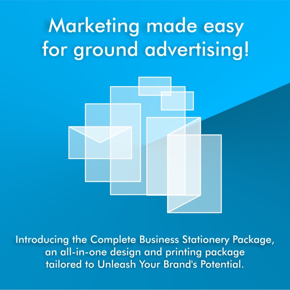 Marketing made easy for ground advertising!