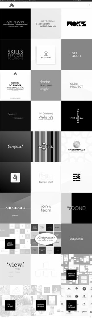30 shades of grey, Homepage in grayscale hues! https://mjpanchal.com