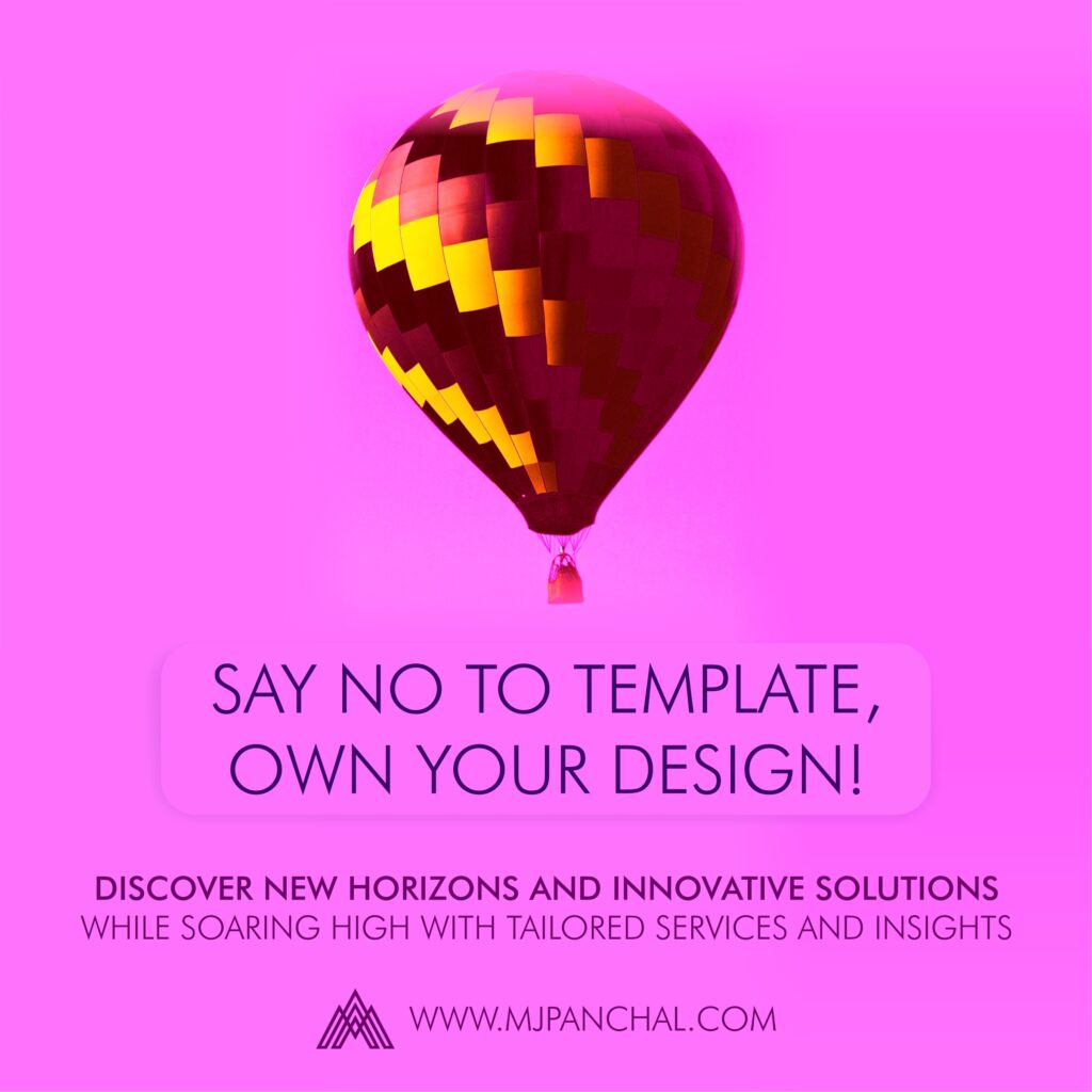 Say No to Template, Own Your Design! http://MjPanchal.com Discover new horizons and innovative solutions, While soaring high with tailored services and insights! #branding #identity #graphic #print #web #digital #art #design #advertising #marketing