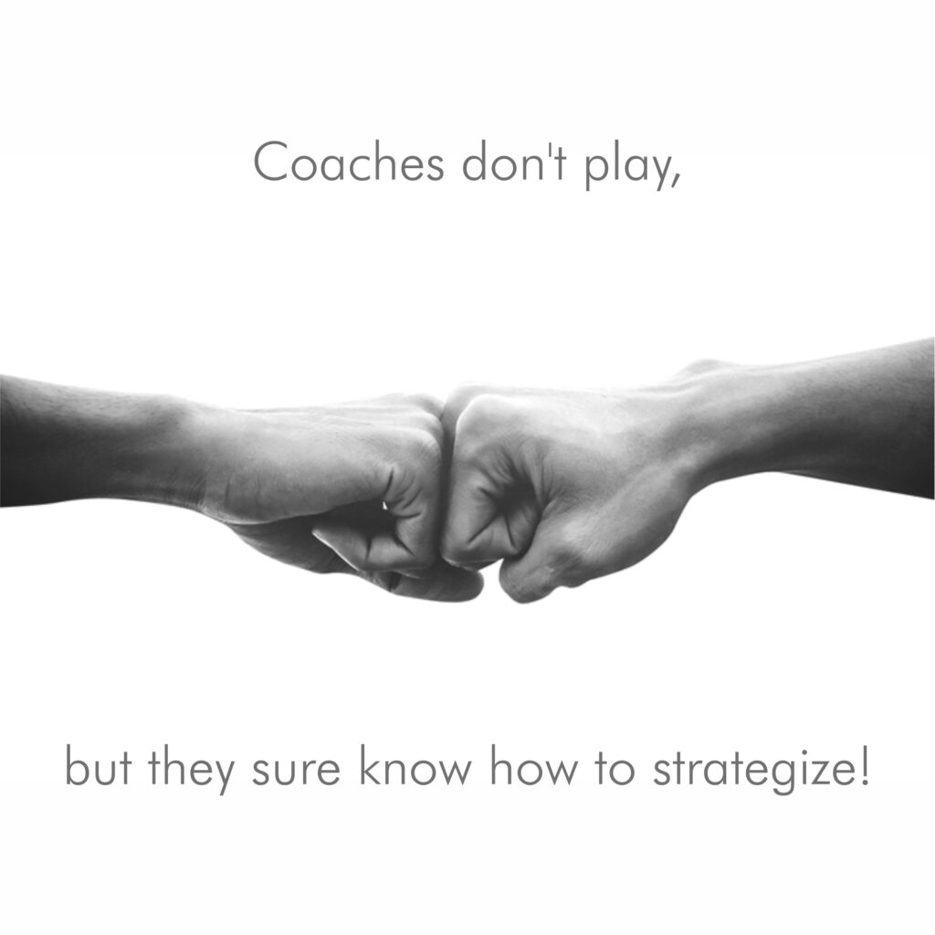 Coaches don't play, but they sure know how to strategize! #gameon